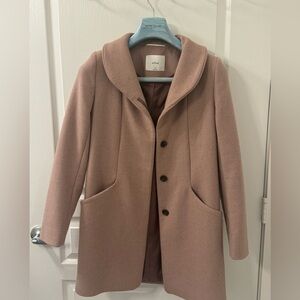 Aritzia Wilfred Pink Coat size XS